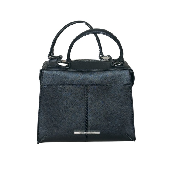 Handbags - Steve Madden Black Handbag Minimalist Small Purse with Crossbody Shoulder Strap